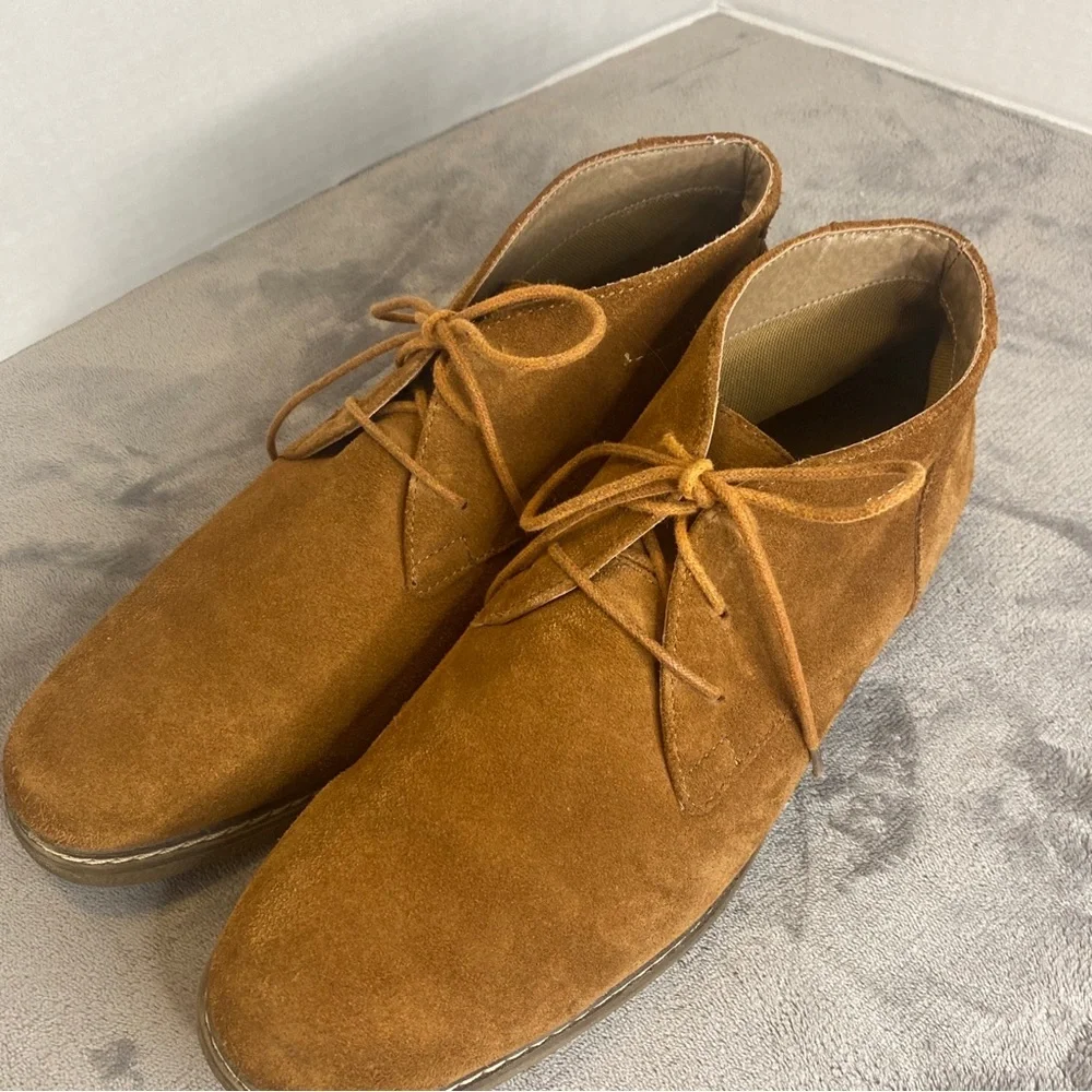 Sonoma Goods for Life + Vitalize Ortholite Mens 12M Suede leather boat. NWOT